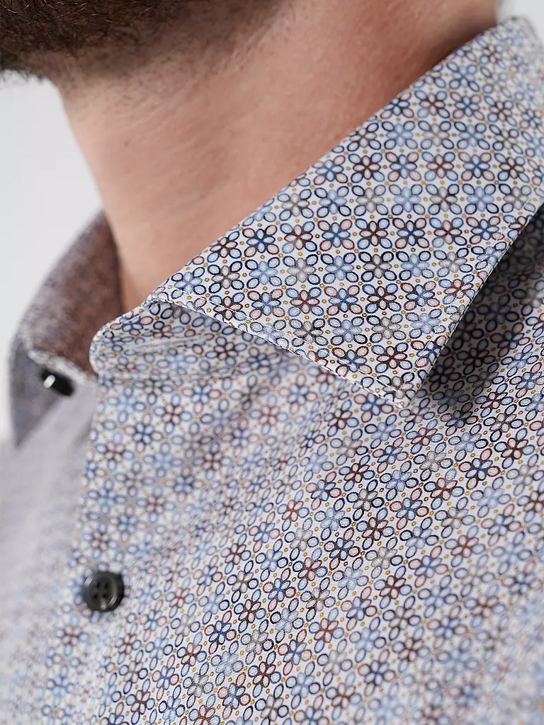 OLYMP NO.6 Hemd Super Slim braun