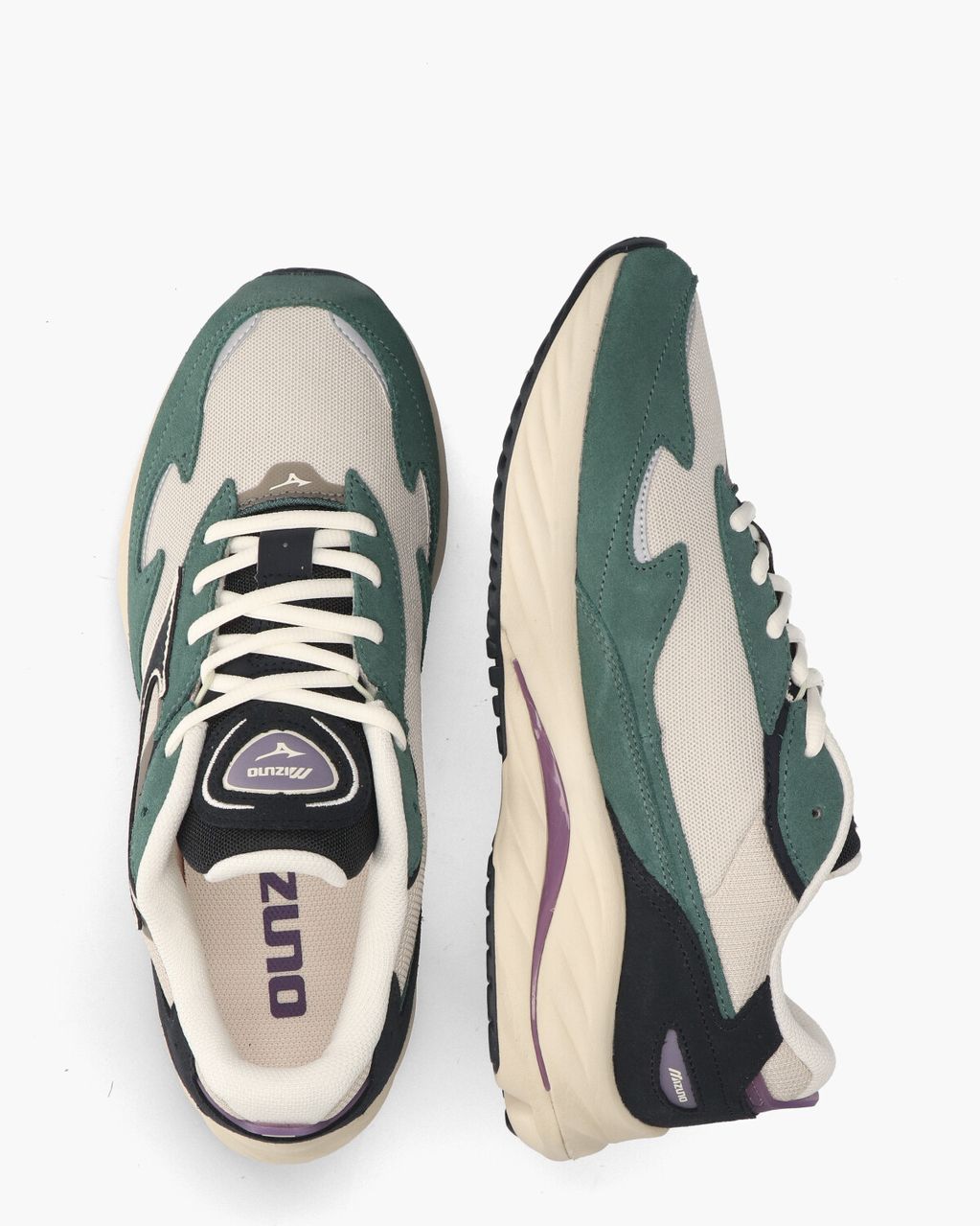 Mizuno Wave Rider Beta Groen/Multicolor Herensneakers