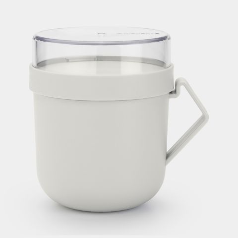 Make & Take Soepbeker 0,6L, kunststof - Light Grey