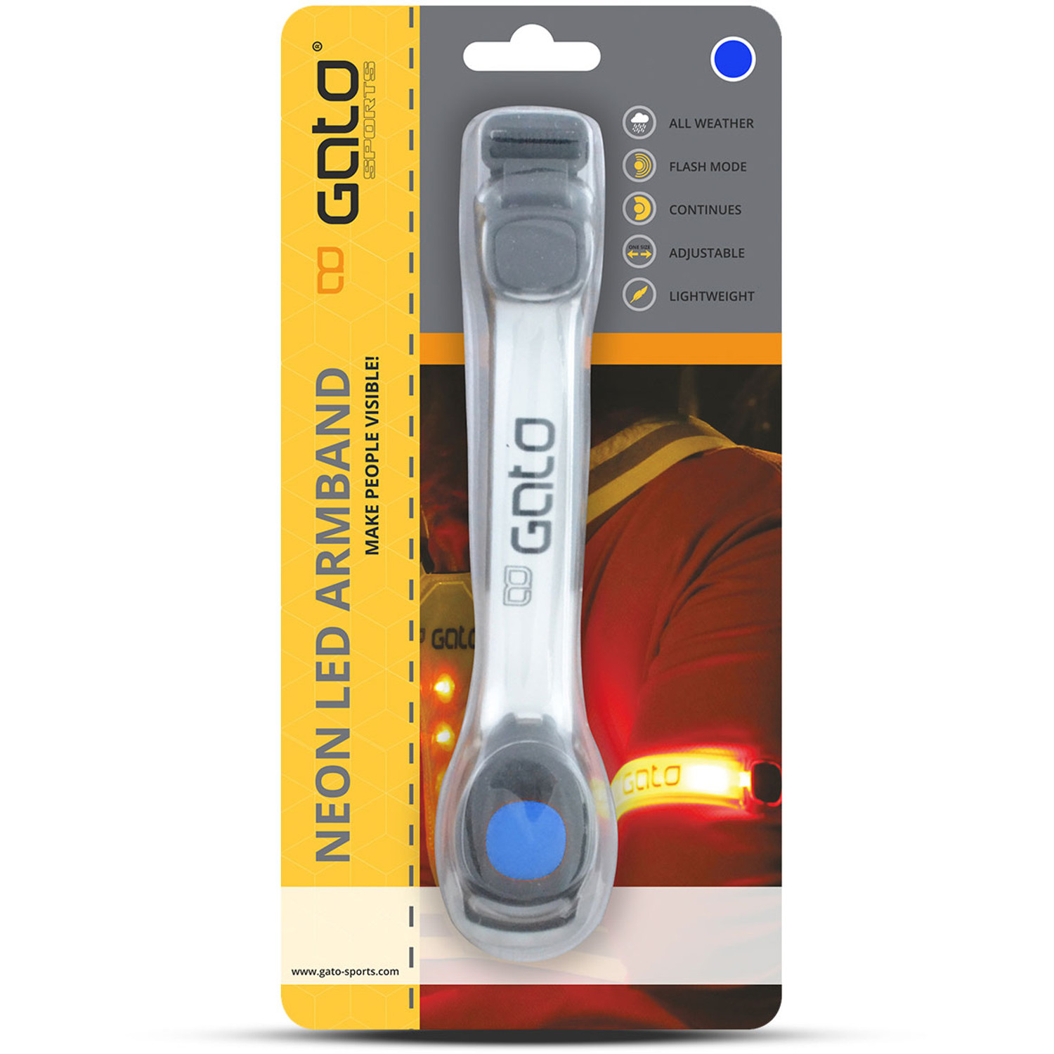 Gato Neon LED Armband