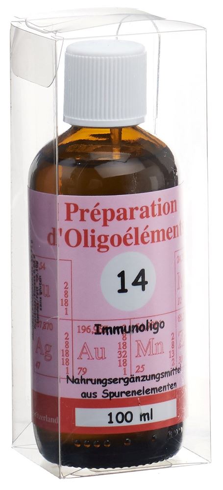 BIOLIGO POE 14 Immunoligo Préparation d'oligoéléments/Sauge<br>100 ml, Flasche, Lösung