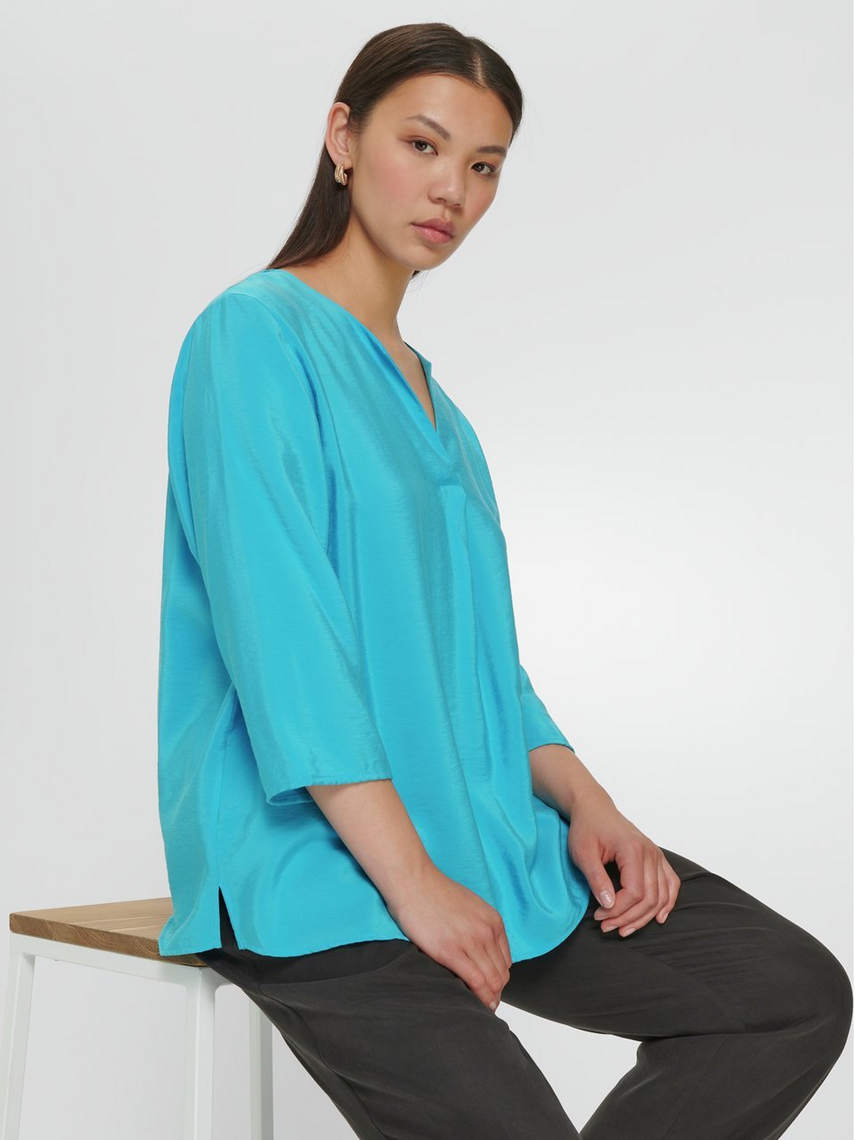 Bluse mit 3/4-Arm