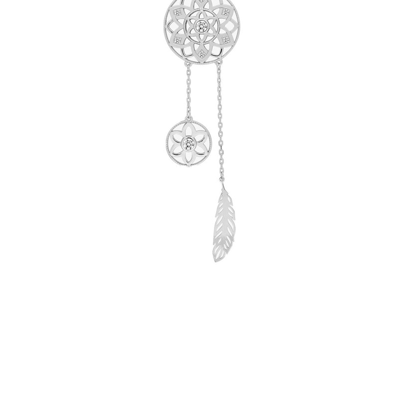 Collier Femme - Oxyde de zirconium - Argent 925 - Longueur : 42 cm