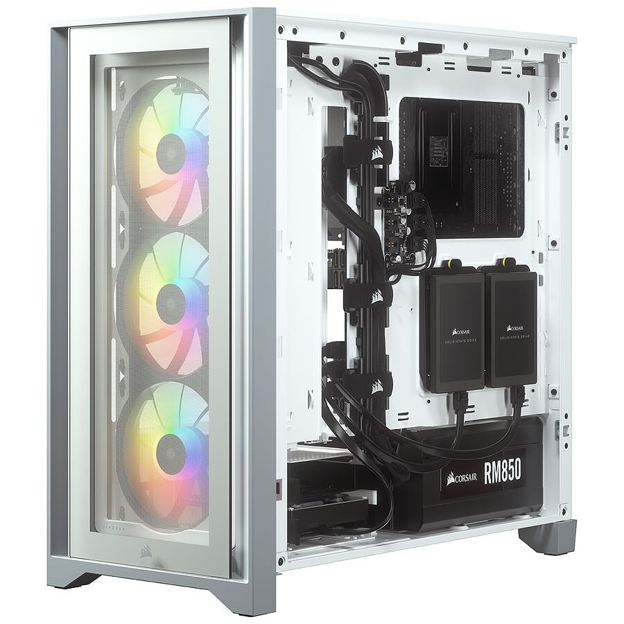 Corsair 4000X iCUE RGB - Blanc