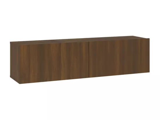 Armoire murale TV Chêne marron 120x30x30 cm Bois d'ingénierie