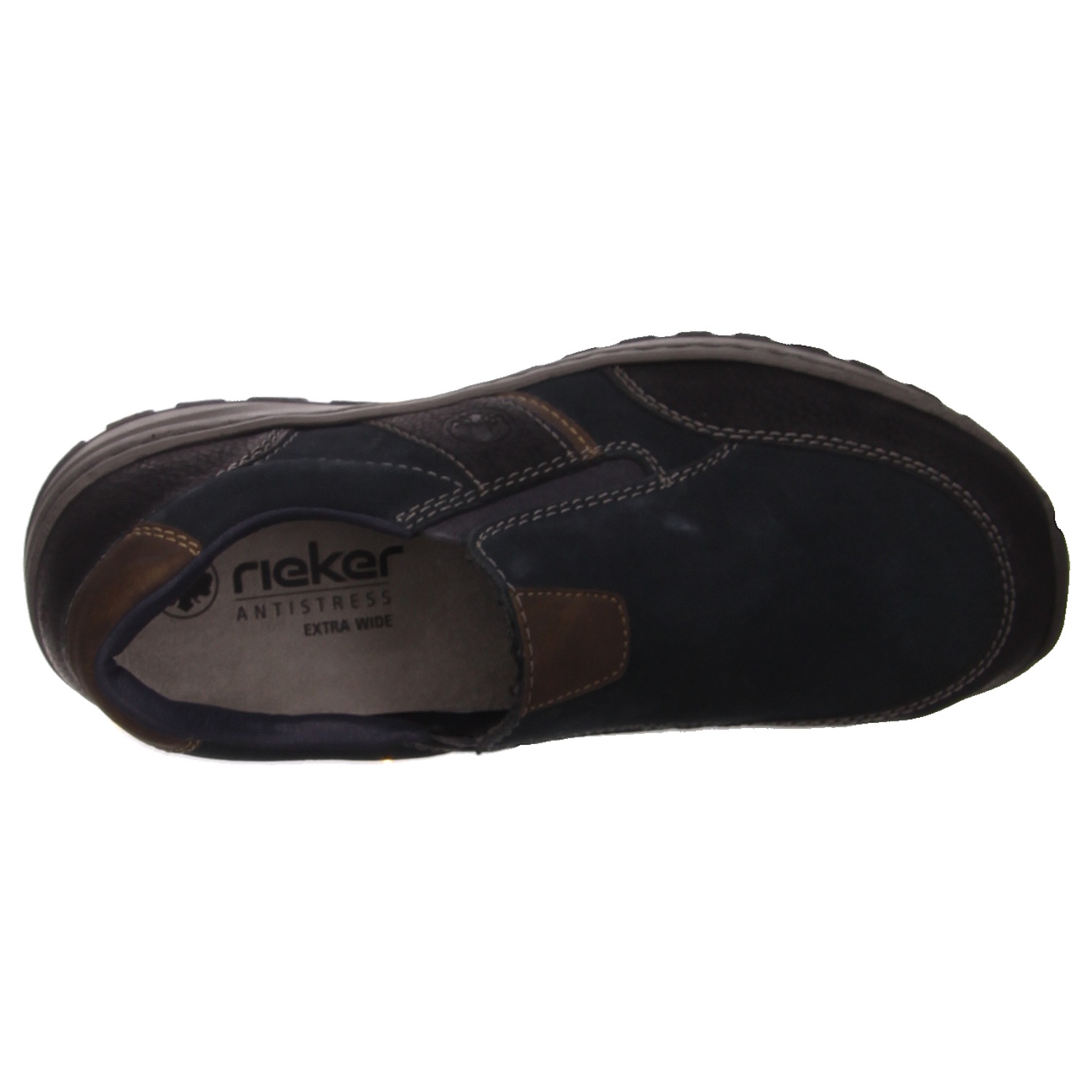 Rieker Slipper dunkelblau blau