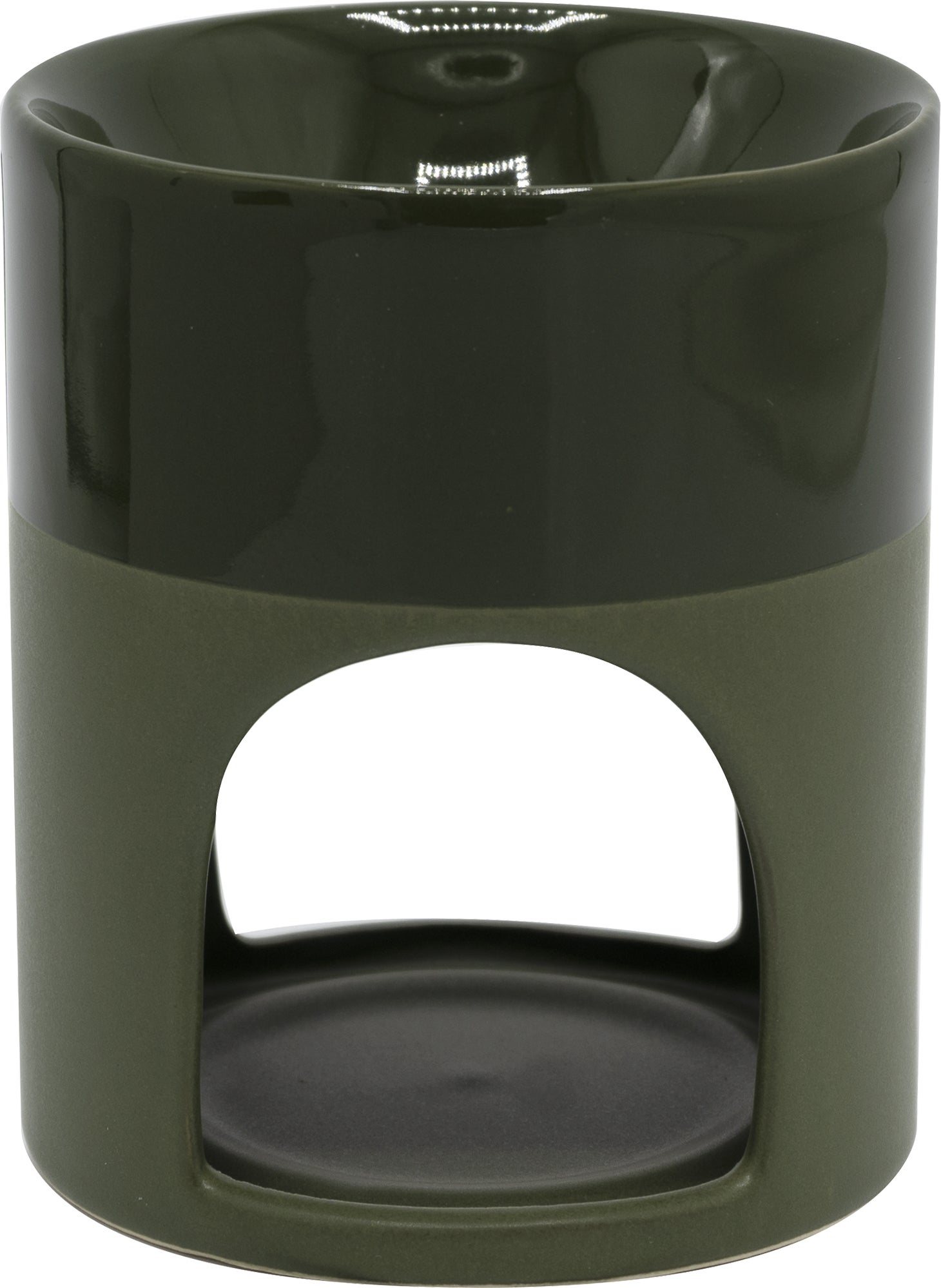 ScentChips geurbrander Pilar groen D 10 H 12 cm