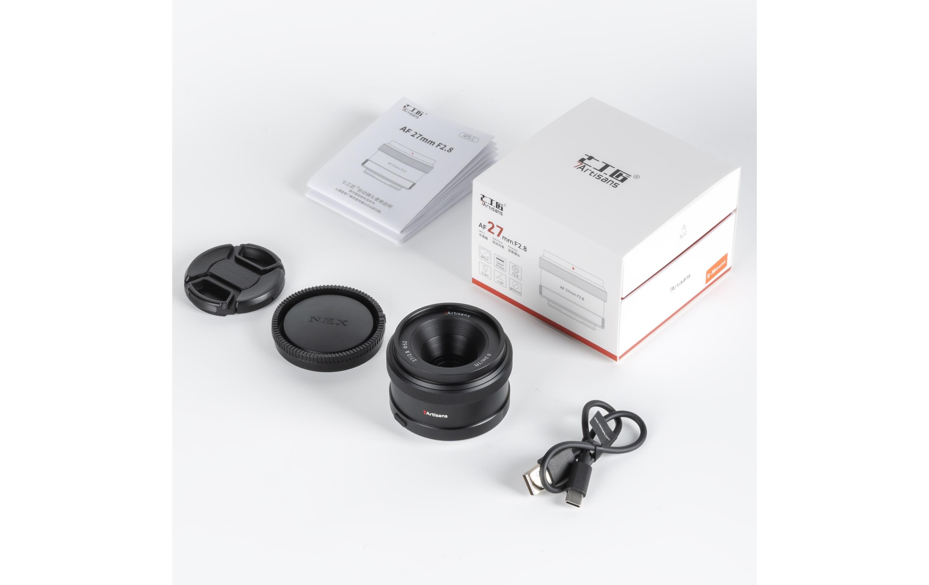 Festbrennweite AF 27mm F/2.8 – Sony E-Mount<br>Kompaktes APS-C Objektiv für E-Mount Kameras