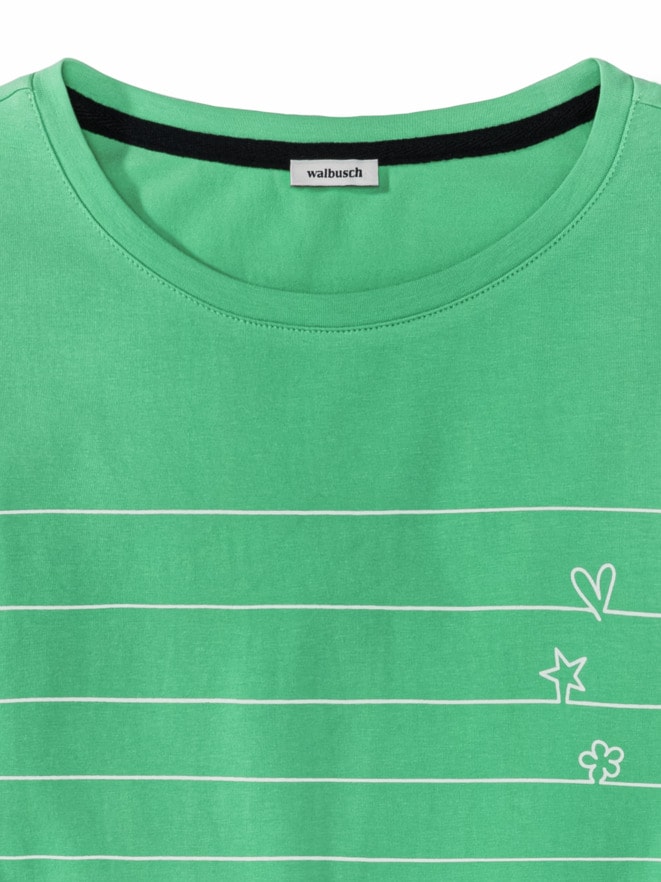 Baumwoll-Shirt Herzblatt