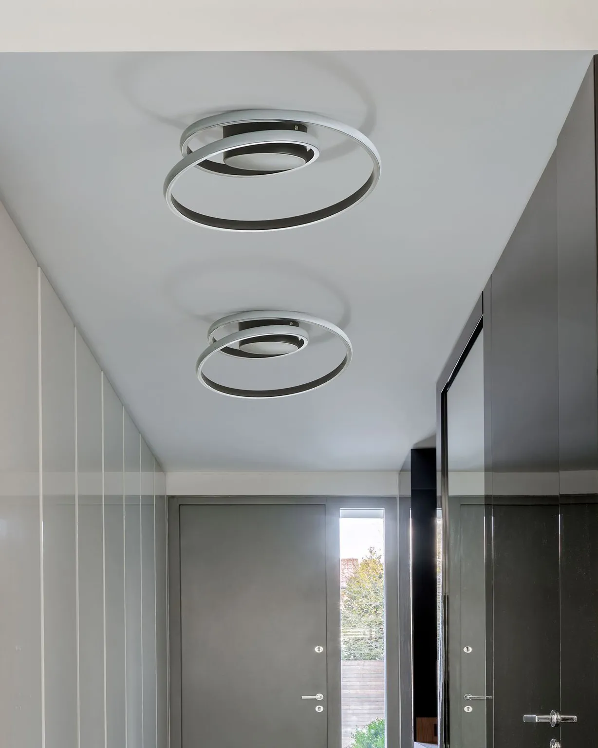 LED plafondlamp NARYN Metaal Zwart