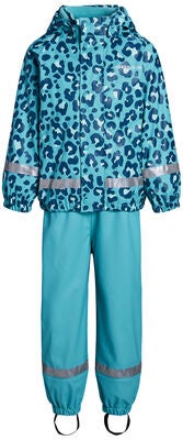 Nordbjørn Skagen Fôret Regnsett, Leopardy Aqua Sea
