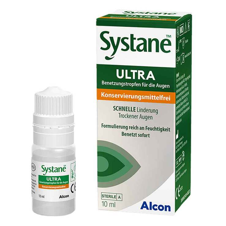 Systane Ultra Ben.für d.Augen ohne Konservierungsmittel, 10 ml