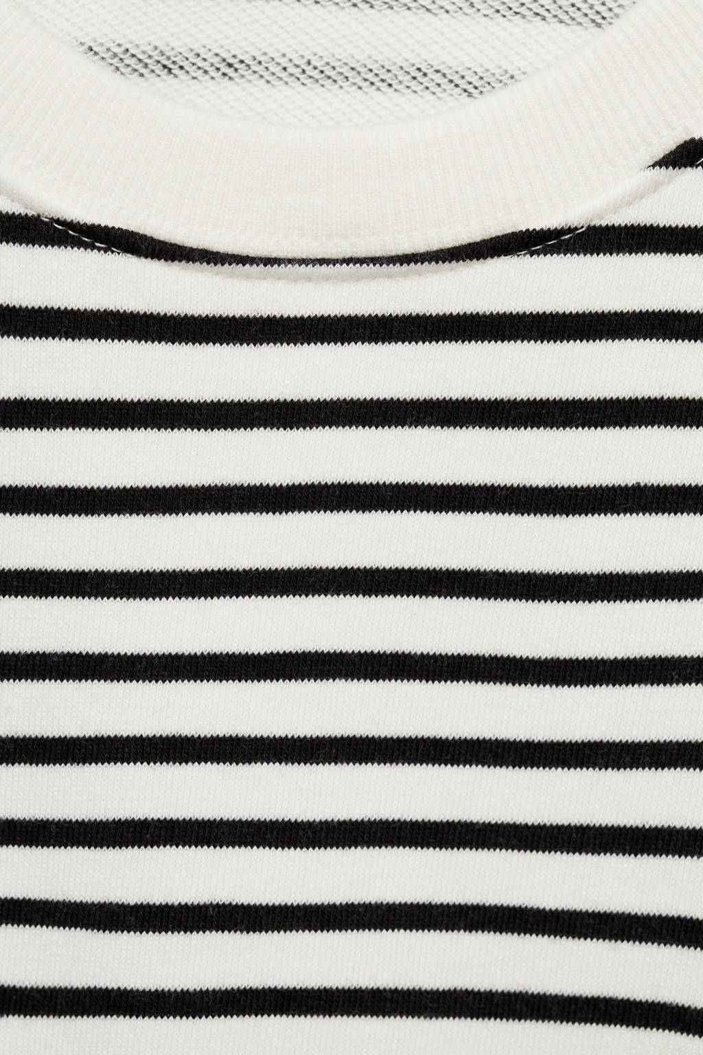 MANGO TEEN gestreepte sweater offwhite/zwart
