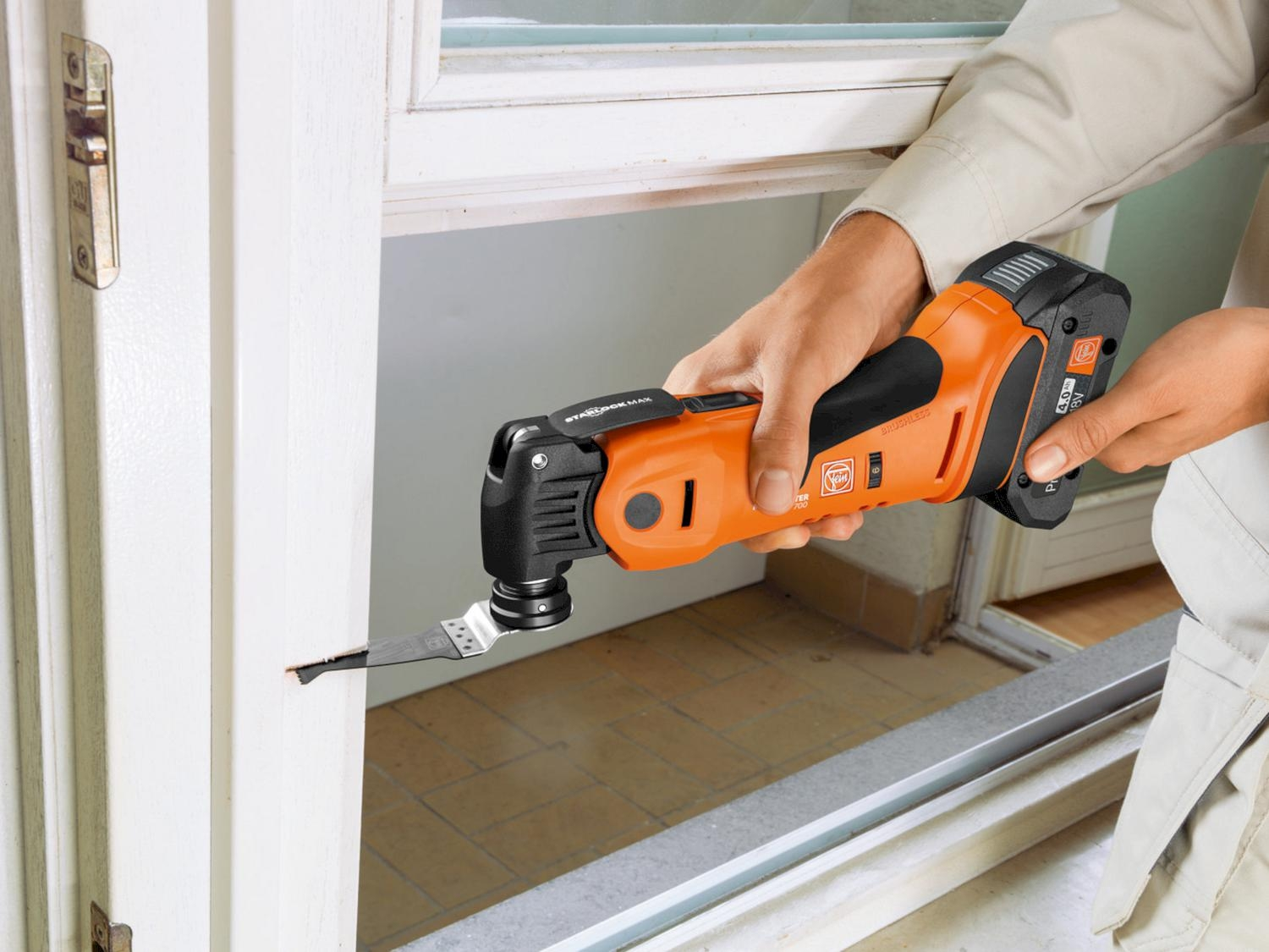 Fein AMM700 Multimaster Max 18V Li-ion Accu Multitool body in L-Boxx