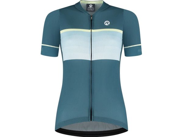 Rogelli Impress II SS Lady Cykeltrøje, Blue/Yellow