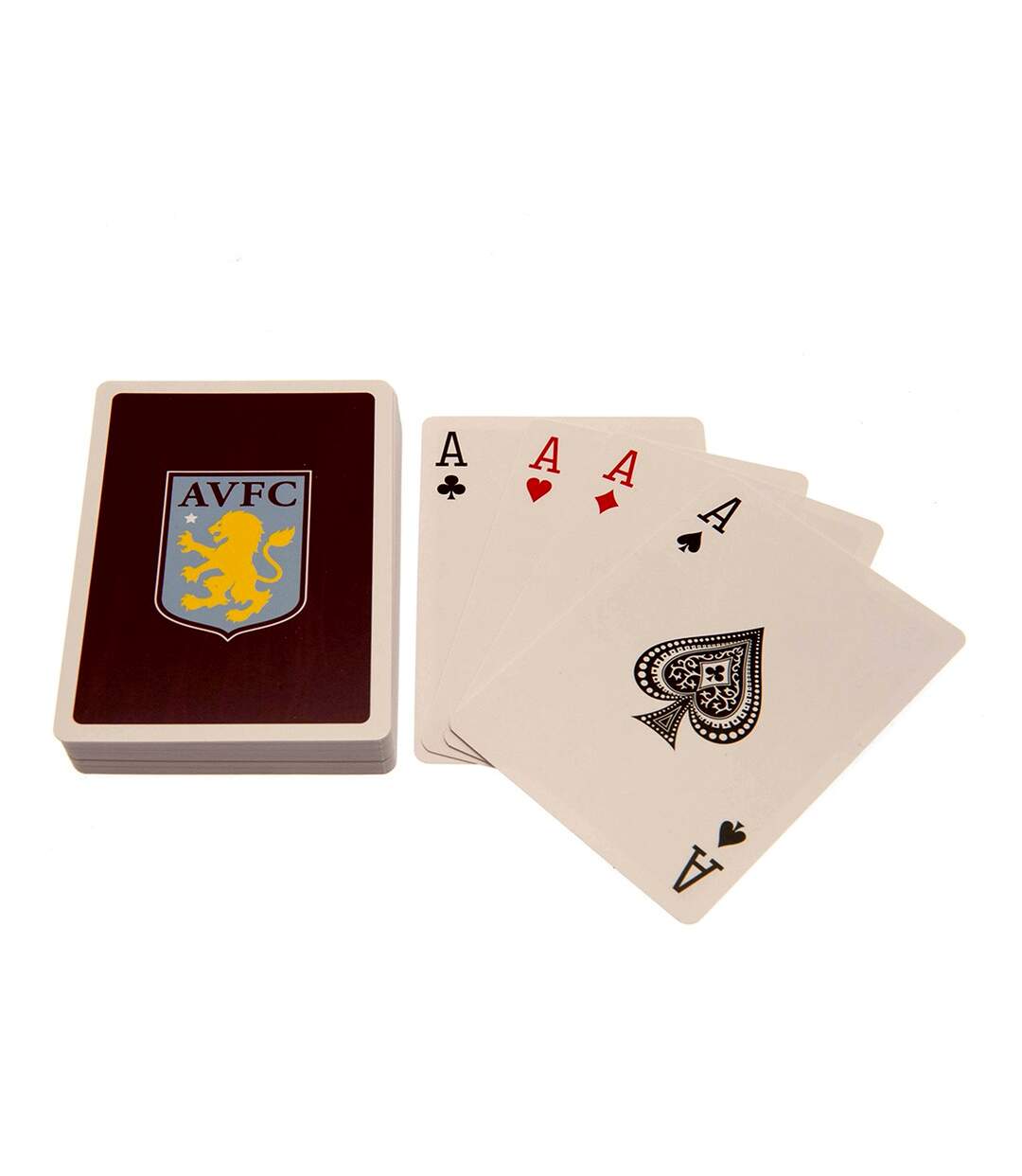 Aston Villa FC - Jeu de cartes (Bordeaux / Blanc) (Taille unique) - UTTA9587