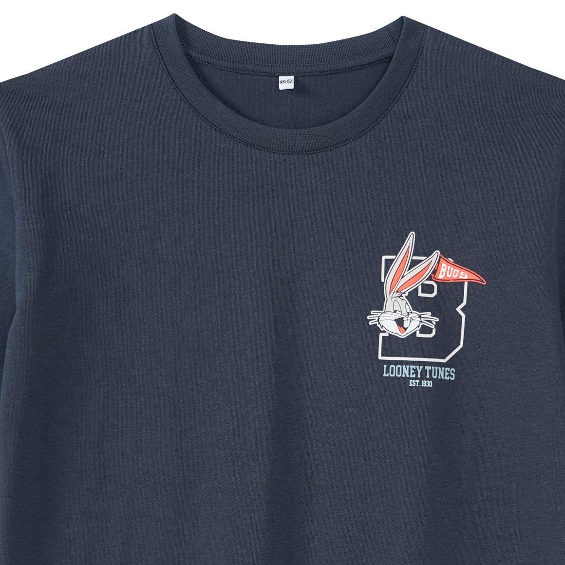 Yigga Looney Tunes T-Shirt mit Rücken-Print dunkelblau