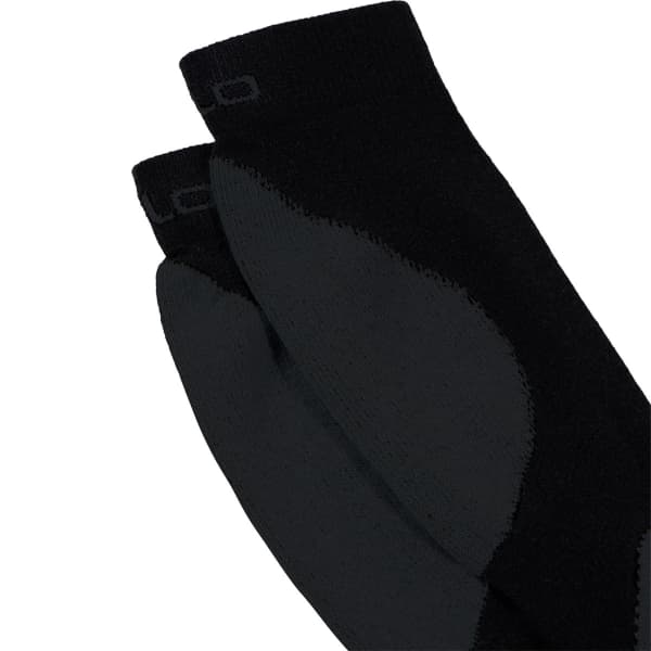 Chaussette ski de fond ODLO ACTIVE WARM ELEMENT KIDS SOCKS OVER CALF BLACK - ODLO GRAPHITE GREY