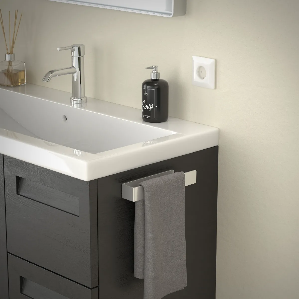 ML-Design Porte-serviettes aluminium