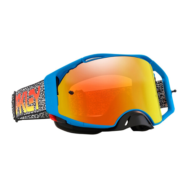 Oakley - Masque Airbrake MX - Ecran Iridium Bleu / Orange