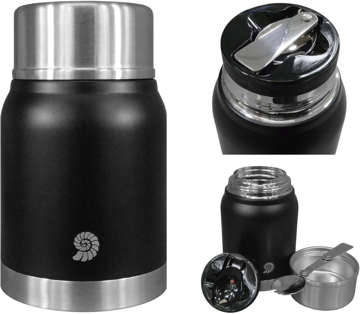 Origin Outdoors Deluxe Thermobehälter 0,72 Liter schwarz