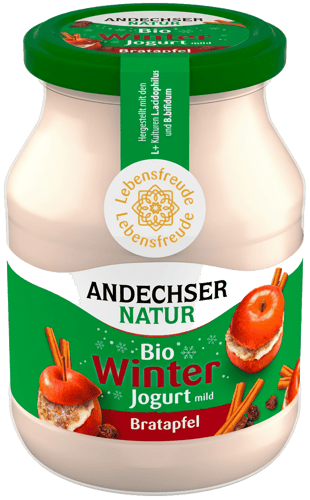 Andechser BIO Winter-Jogurt mild Bratapfel 3,8%