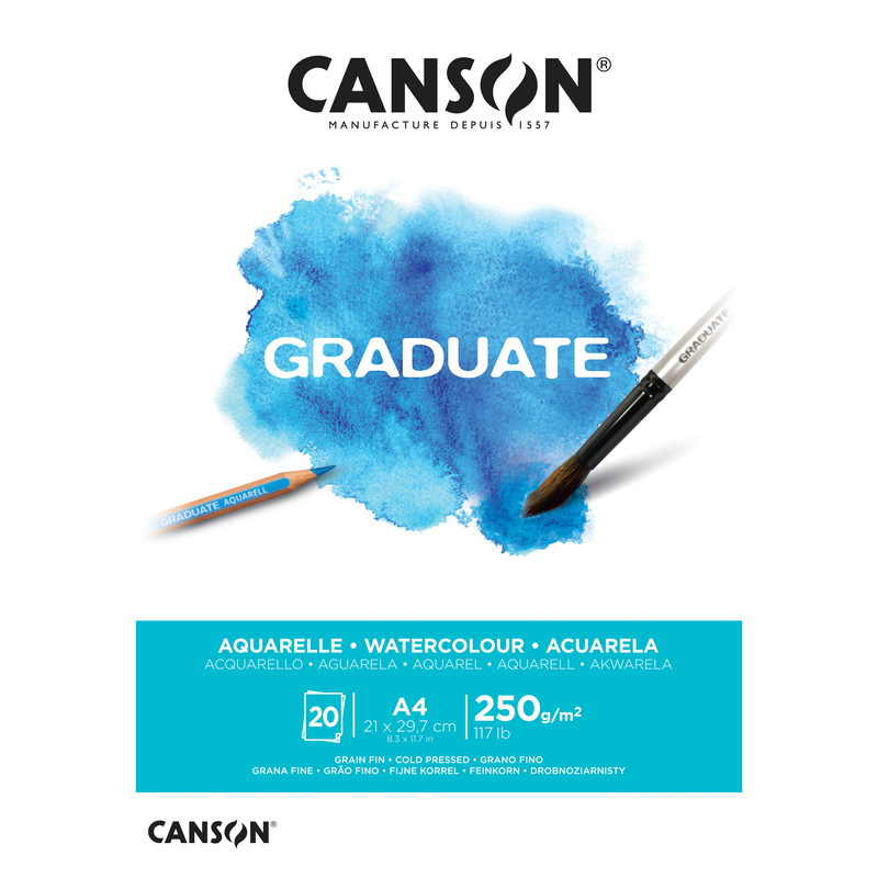 Canson Aquarellblock Graduate, A4
