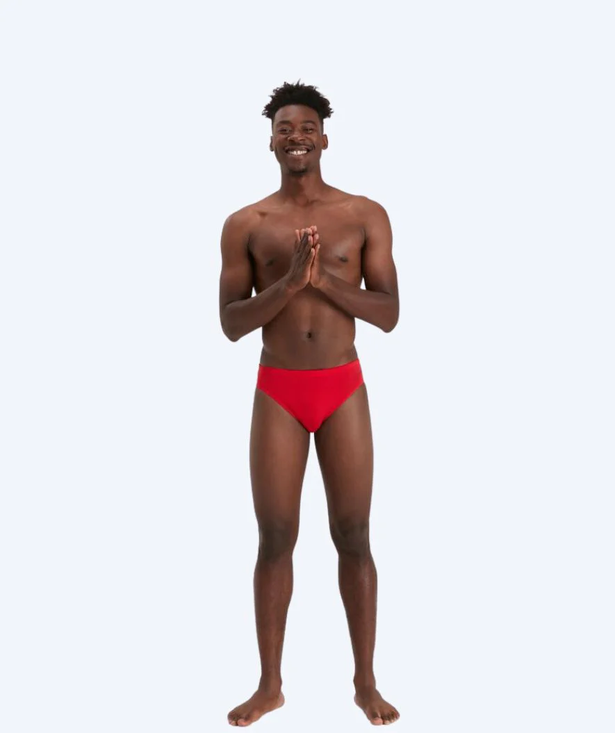 Speedo trekantede badebukser til mænd - Eco Endurance - Rød