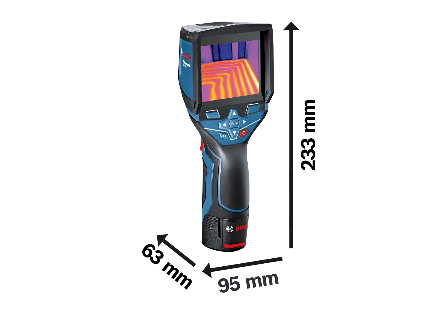 Bosch Professional GTC 400 C Accu thermodetector 12V Basic Body in L-Boxx - 0601083108