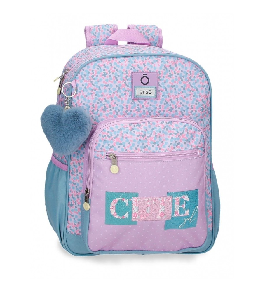 Joumma Bags Mochila Escolar Enso Cute Girl lila -30x38x12cm-