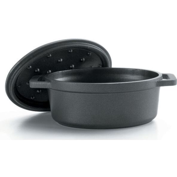 Cocotte ovale 31 cm Noir - Fundicion