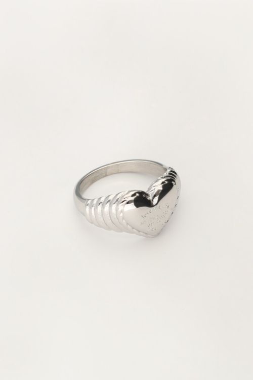 Candy ring met hartje