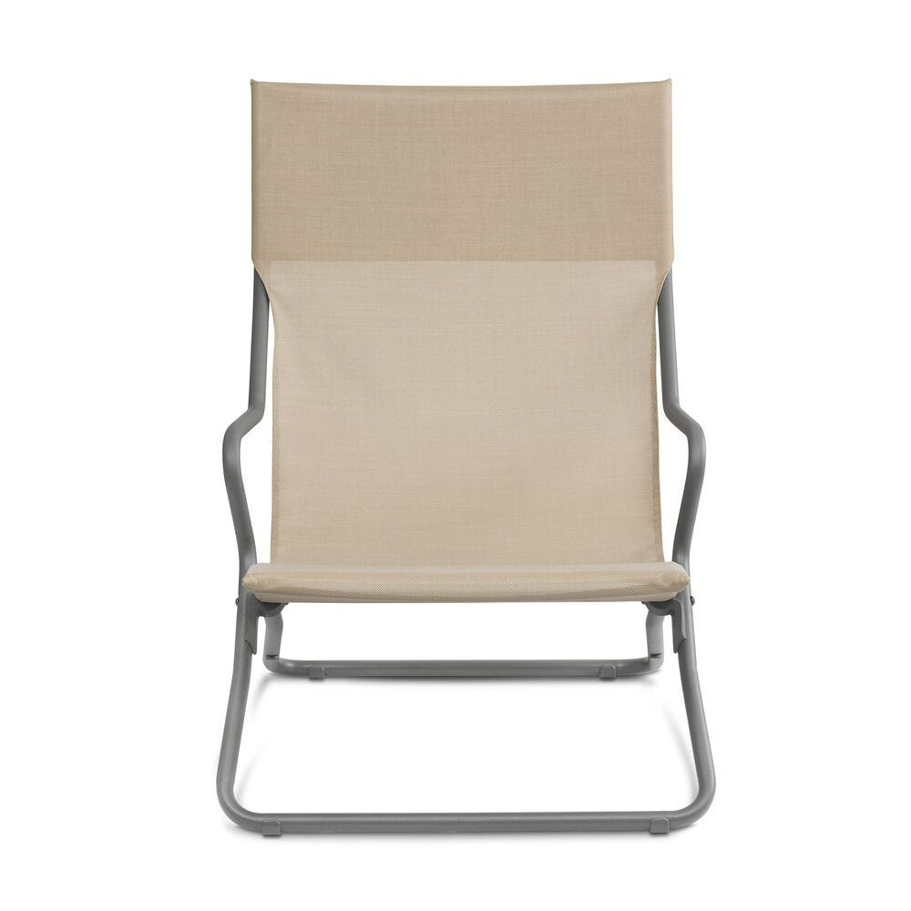 Klappbarer Liegestuhl Horizon Batyline® Duo Braun Noisette