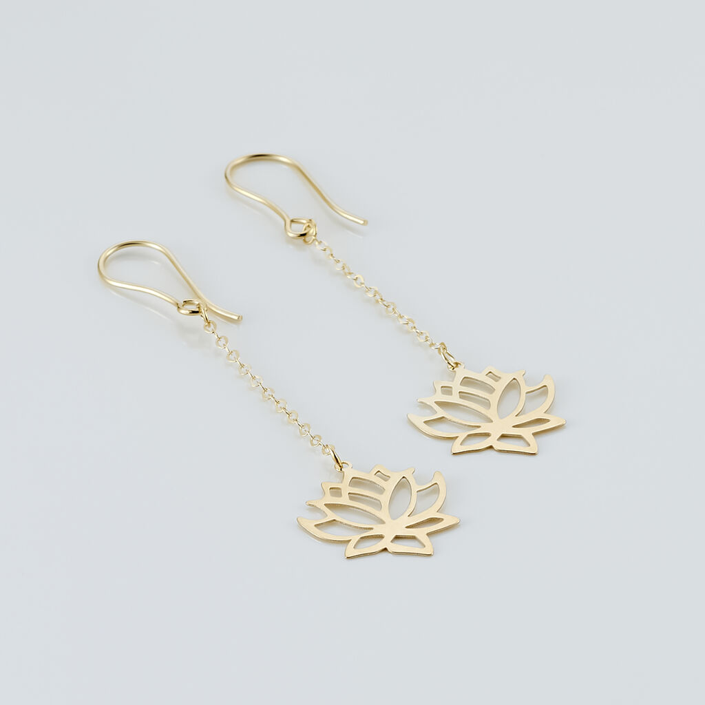 Boucles D'oreilles Pendantes Nevia Or Jaune