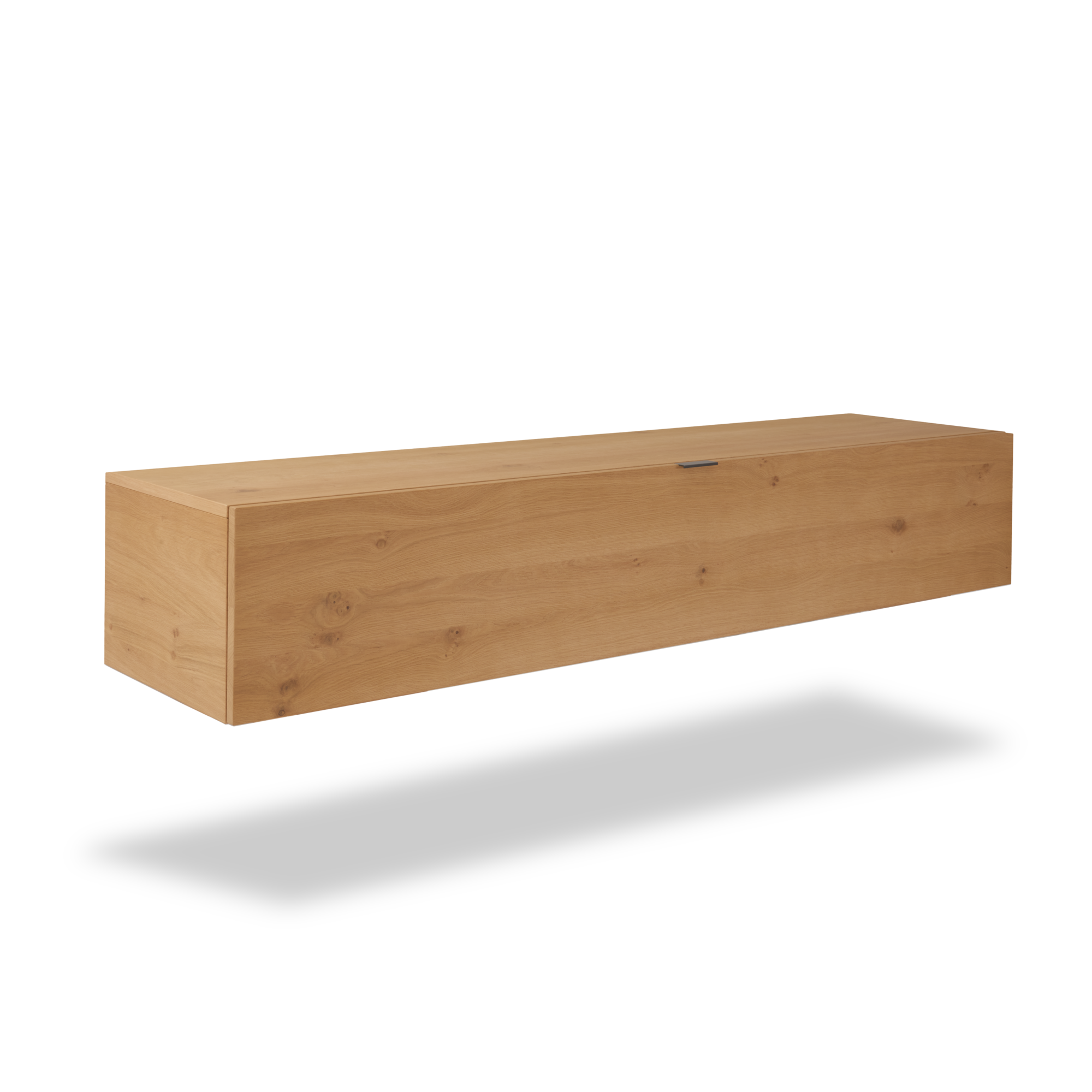 Tv meubel Woody hangend met klep 120 eiken
