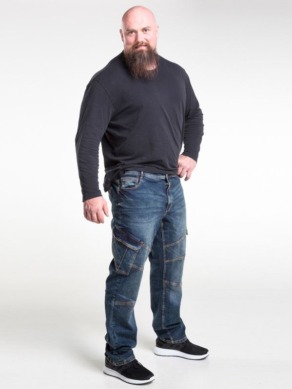 Mill&Tailor Jeans ' 6 Pocket Cargo Style '  blauw