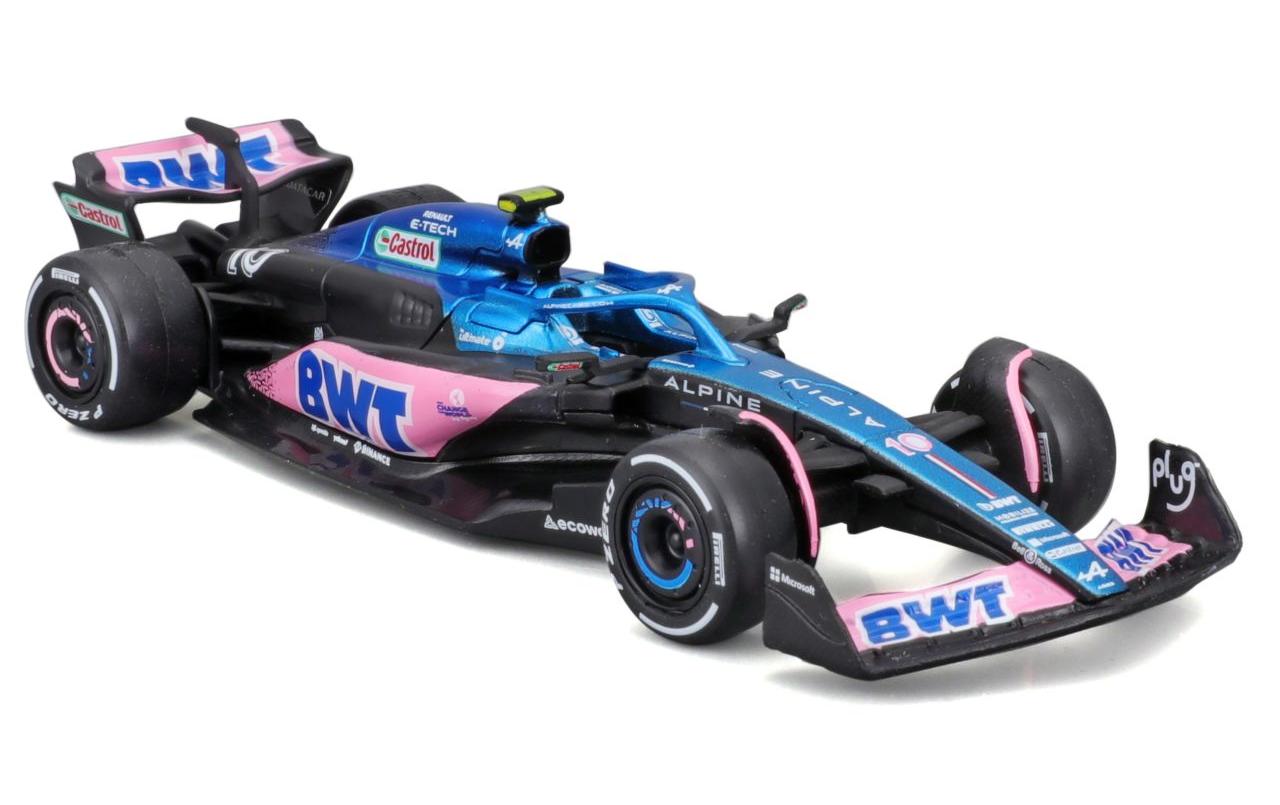 BWT Alpine F1 Team A523 Gasly 2023 ohne Helm 1:43Sammlermodell im Massstab 1:43