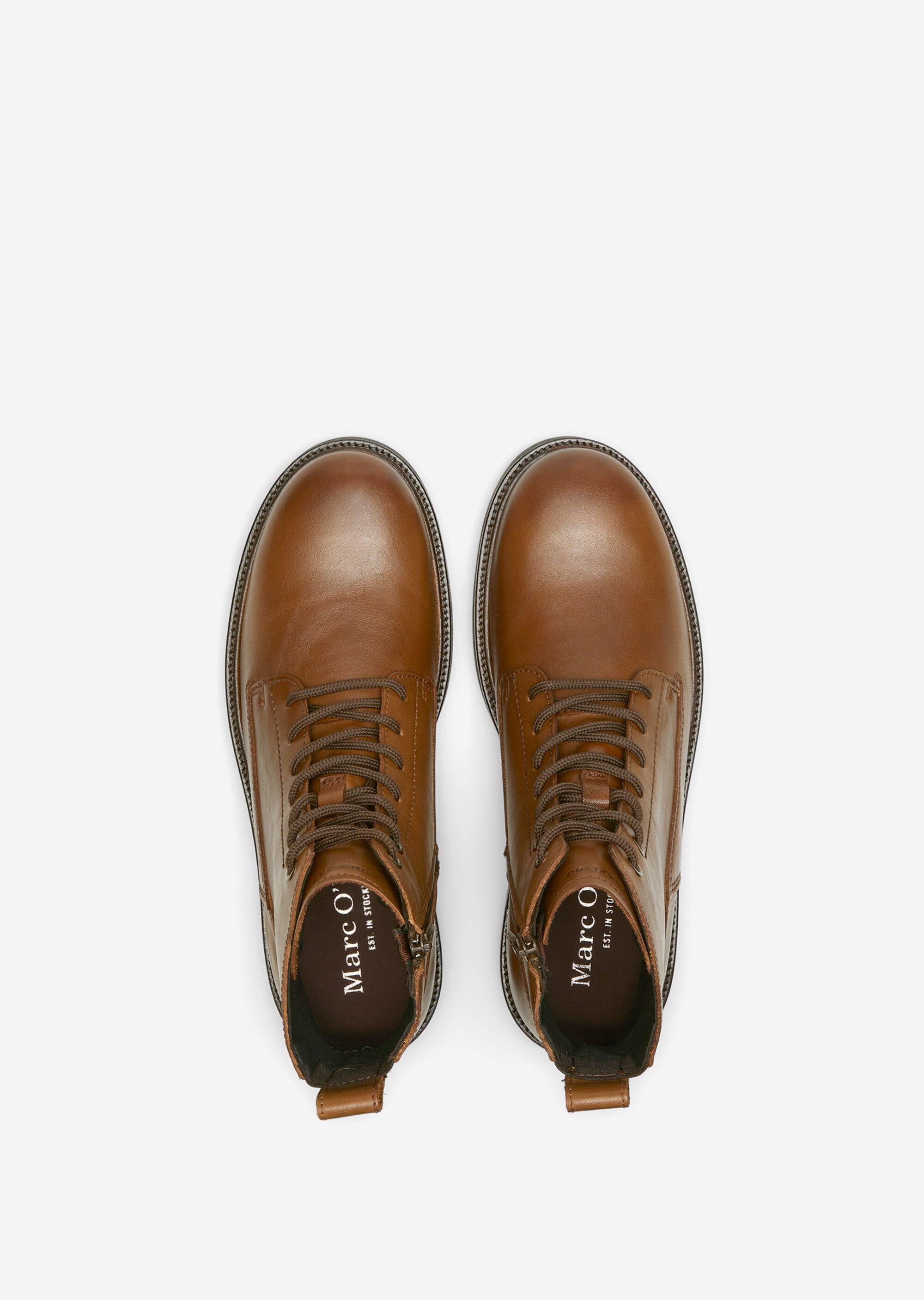 Schnürstiefel aus edlem Rindleder