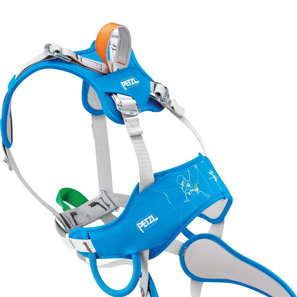 Petzl Ouistiti Klettergurt Kinder methyl blau
