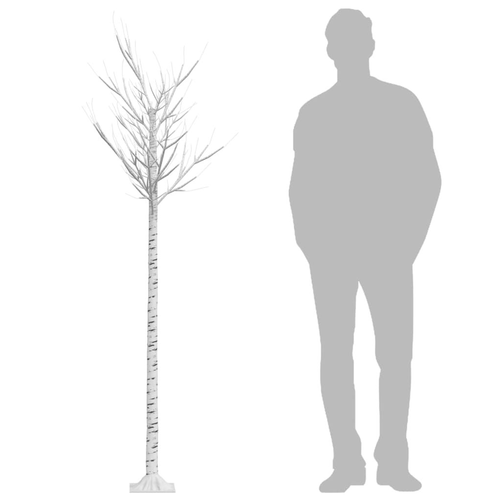 Sapin de noël 200 led colorées saule 2,2 m int/ext
