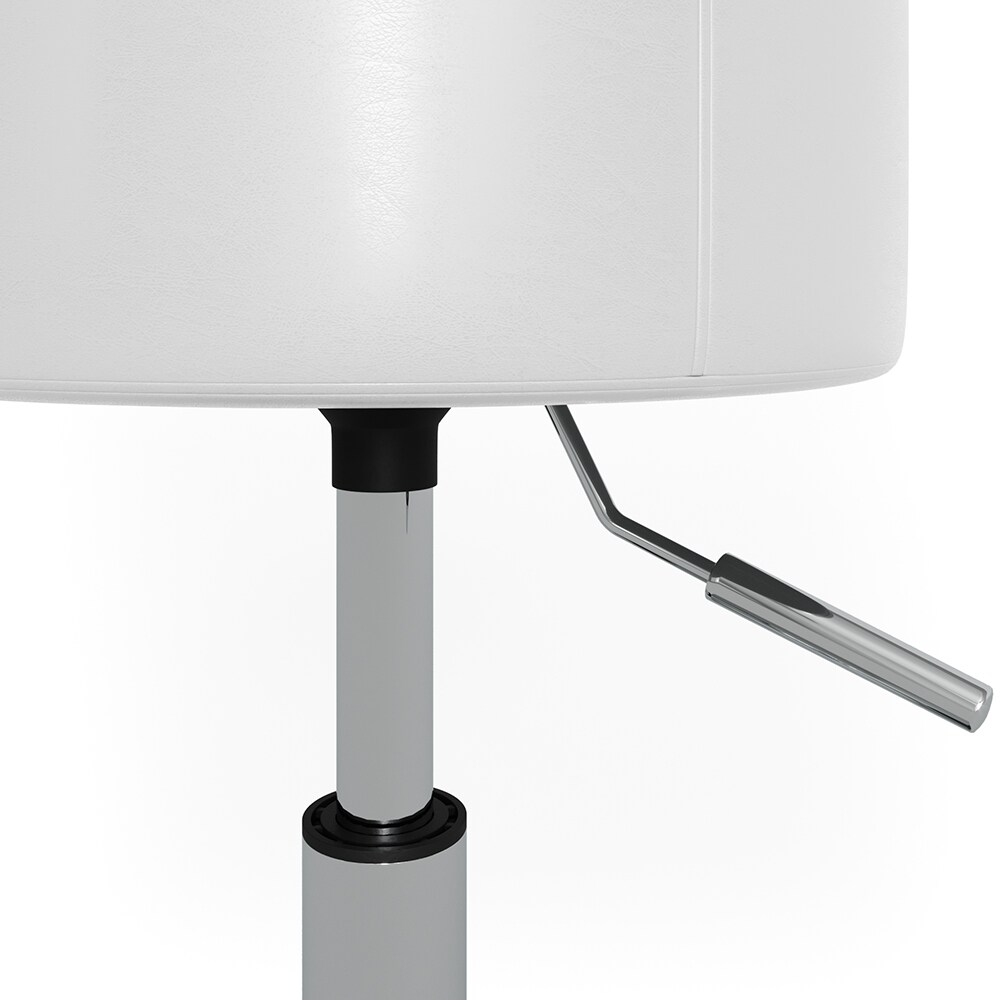 VICCO Design Hocker / Schminkhocker höhenverstellbar in weiß