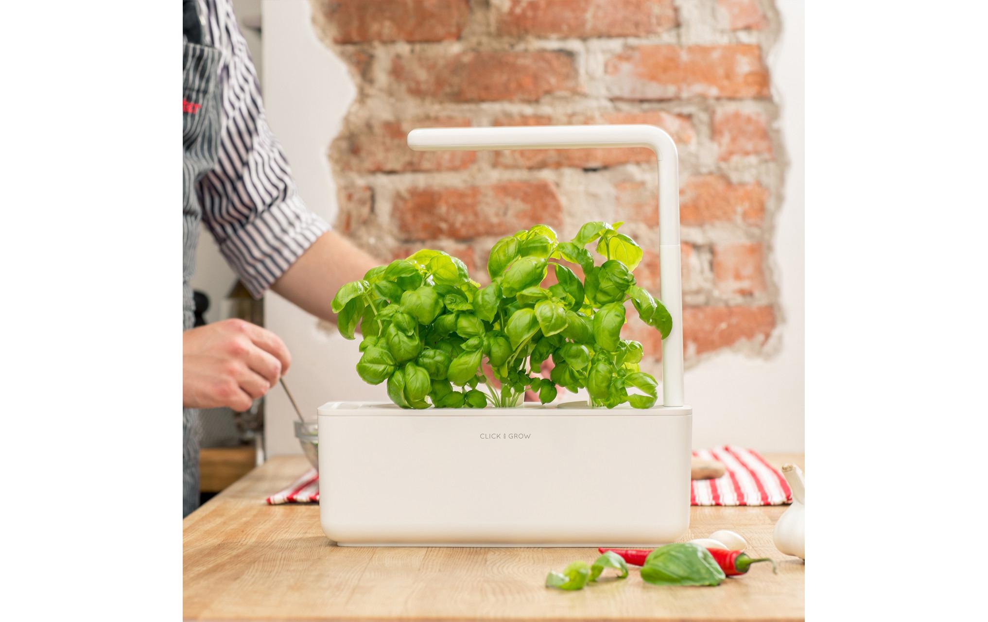 Kräutertopf Smart Garden 3 WeissZüchten Sie Küchenkräuter und andere Pflanzen bequem in der eigenen Wohnung