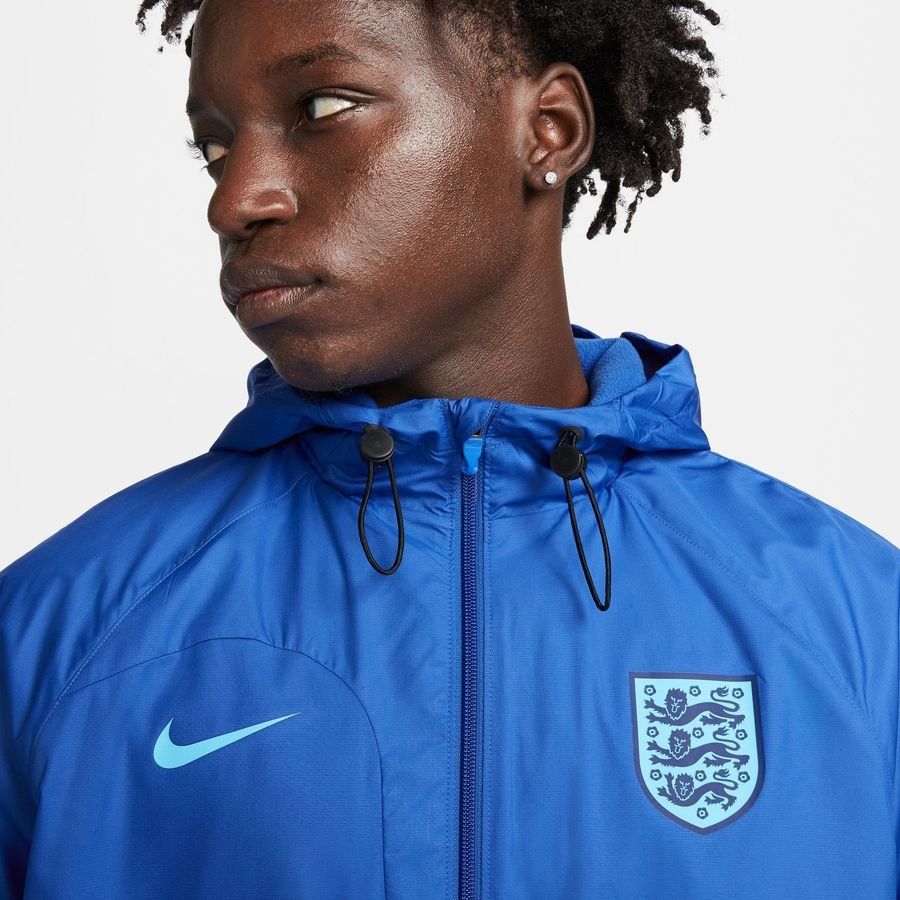 Angleterre Veste d'Entraînement Dri-FIT Strike Anthem Woven - Bleu/Bleu