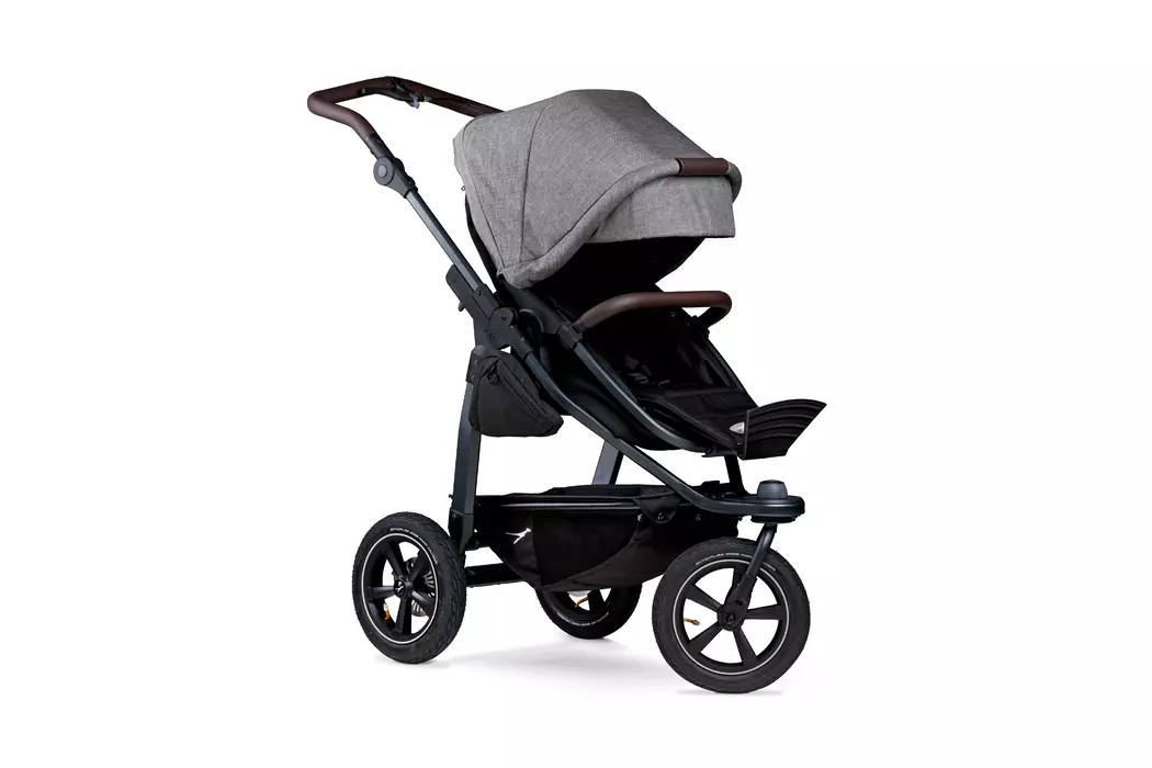 Kombi-Kinderwagen Mono 2 Luftreifen Prem.Grau