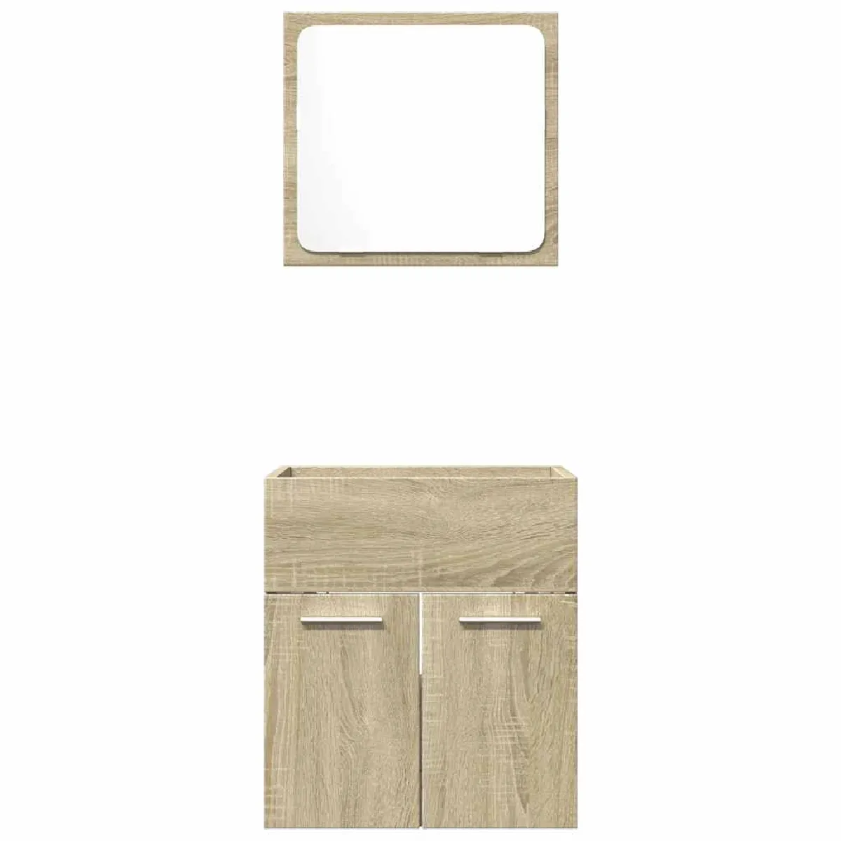 vidaXL Ensemble 2 pcs Chêne sonoma