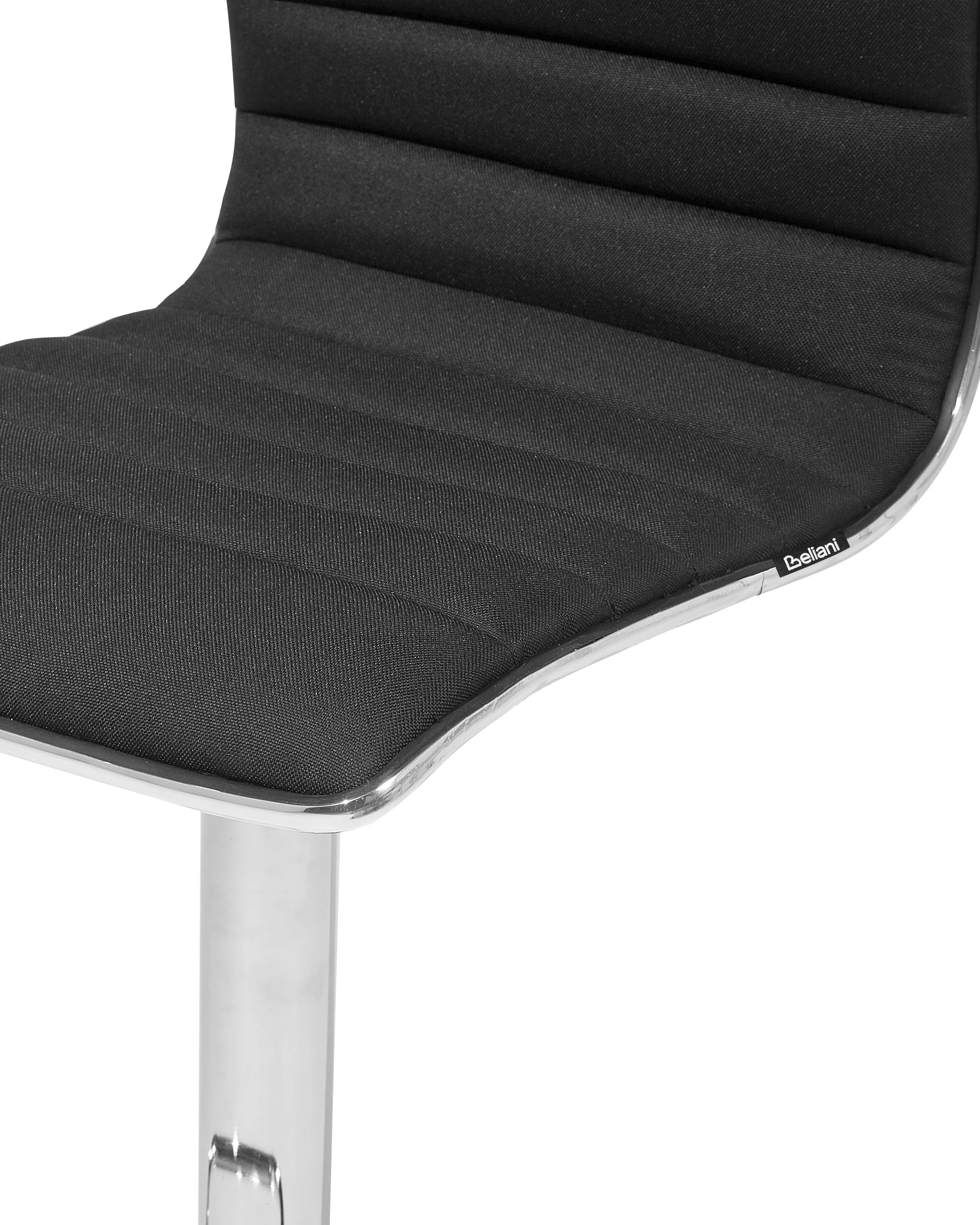 Set van 2 barstoelen LUCERNE draaibaar Zwart