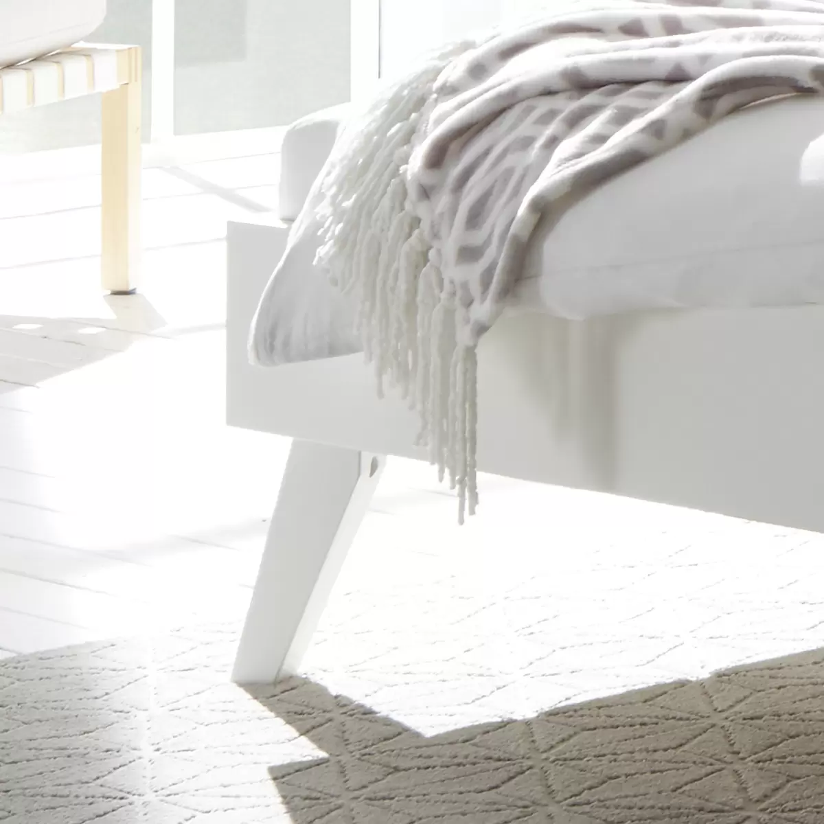 Hasena Bett 140x200 Simone 140 x 200 weiss,grau