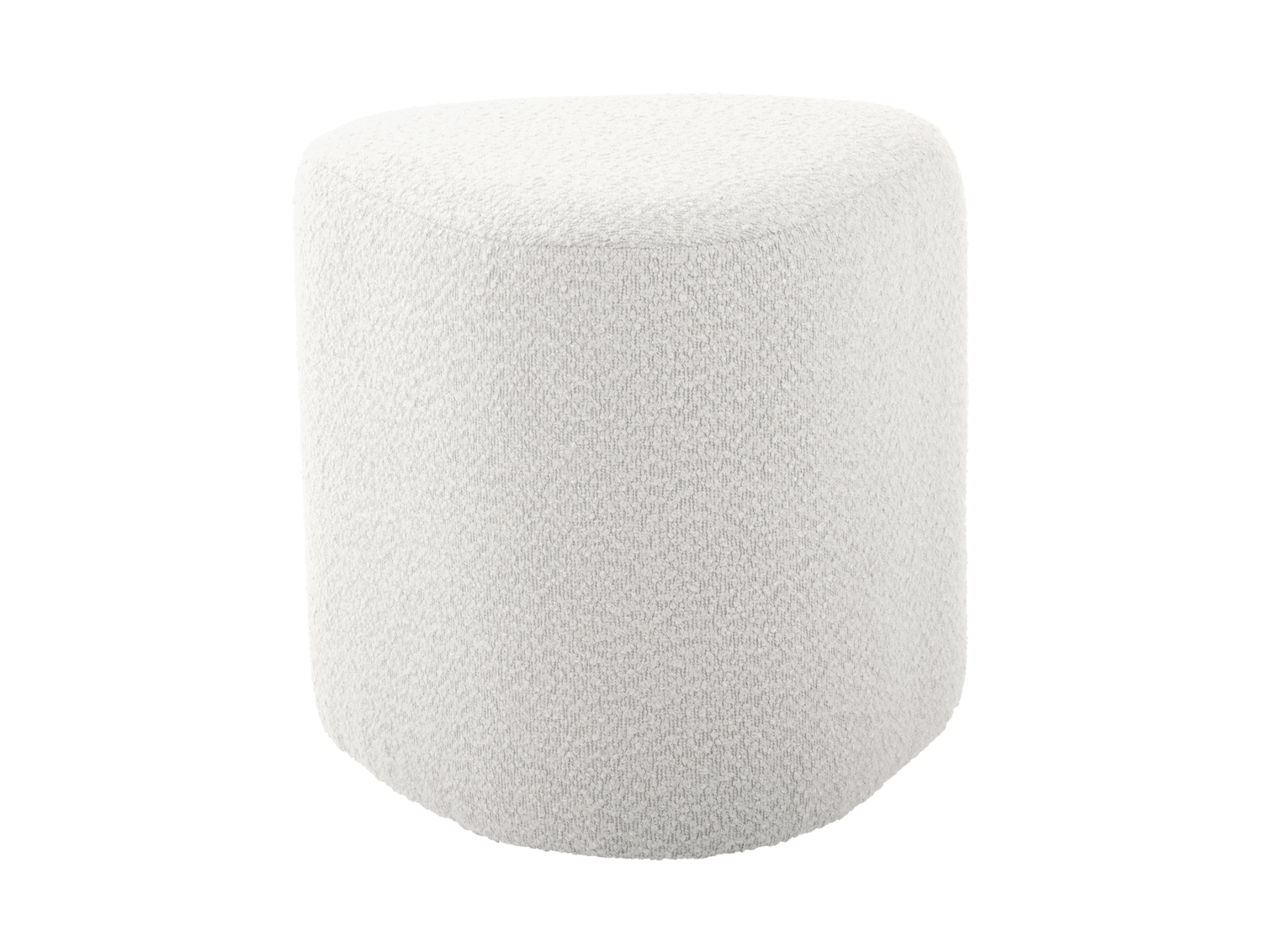 Pouf Ada organic bouclé off white