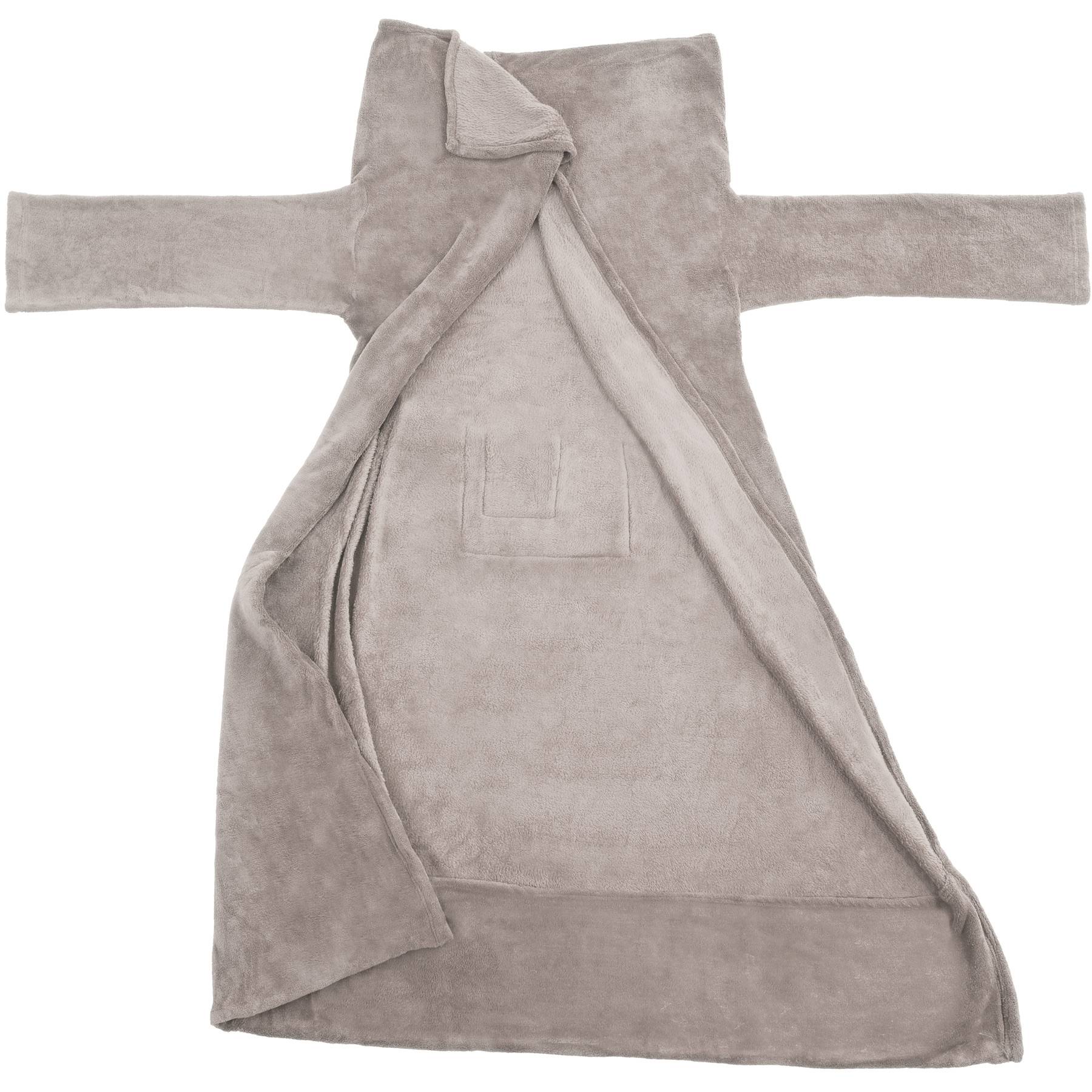 2er Set Kuscheldecke mit Ärmeln