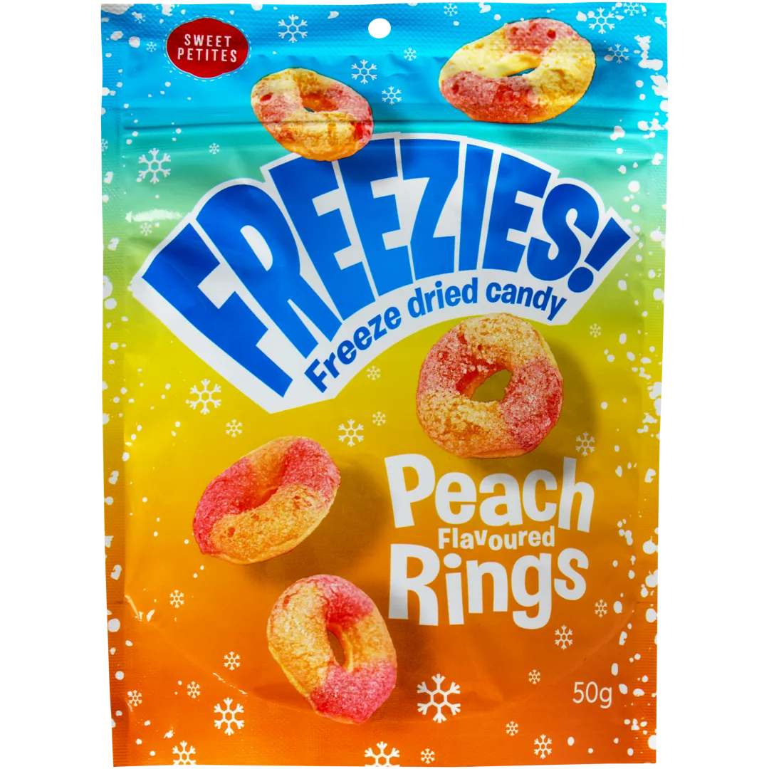 Bonbons lyophilisés Pêche